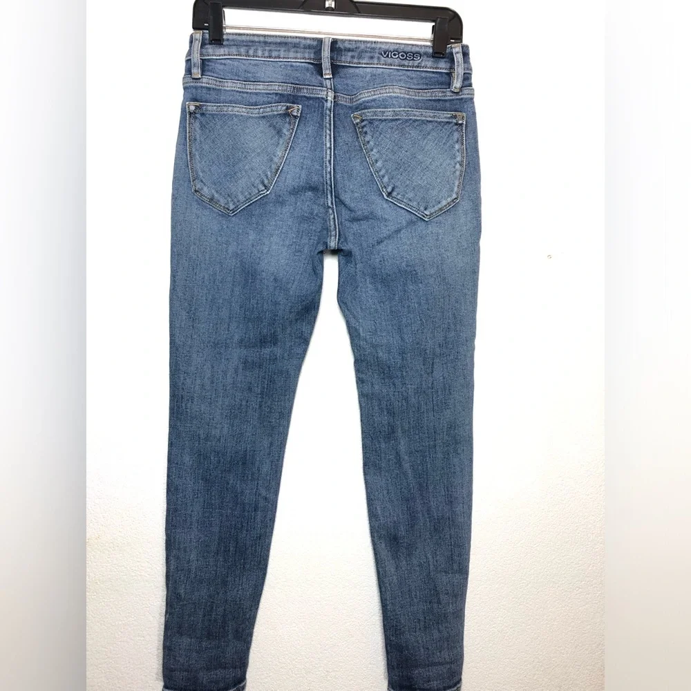 VIGOSS Thompson Tomboy Crop Relaxed Skinny Jeans